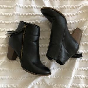 Black Nine West Ankle Boots